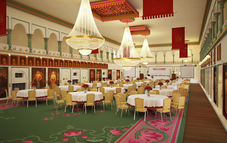 Fateh Prakash Palace also know as city palace or lake palace Udaipur